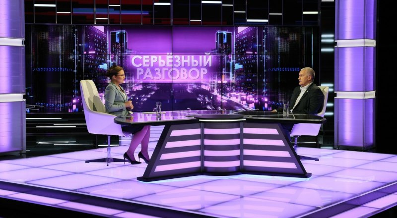 «Серьёзный разговор» с Сергеем Аксёновым. Фото с сайта glava.rk.gov.ru