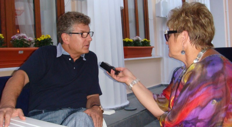 Интервью «Крымской правде» даёт Игорь Костолевский (2009 год).