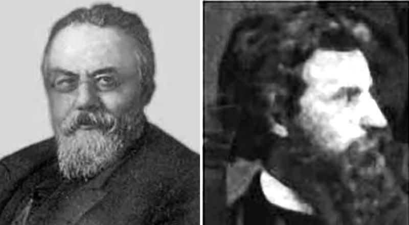 Профессора Николай Голубов, Александр Голубов (слева направо).