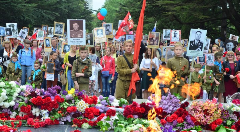 В Крыму пока без реального шествия.