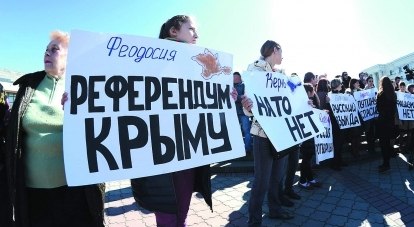 Решать судьбу Крыма будут крымчане, а не майданная хунта.
