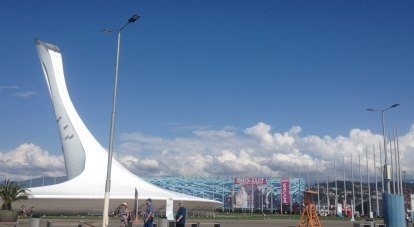 Олимпийский парк поражает масштабом строительства.