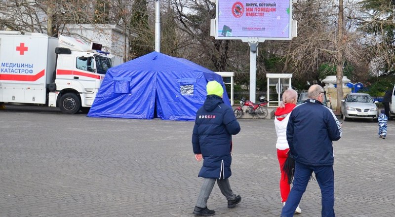 В Севастополе у прививочных пунктов безлюдно - интерес населения к вакцинации заметно снизился. Фото: Анны Кадниковой