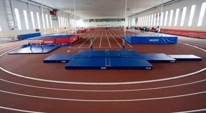 Вот таков он, легкоатлетический манеж в Славянске-на-Кубани, центре олимпийской подготовки наших соседей из Краснодарского края.