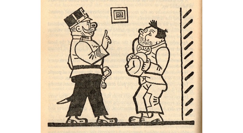 Иллюстрация Йозефа Лады к роману Ярослава Гашека «Похождения бравого солдата Швейка». Картинка из открытого источника.