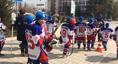 Юные хоккеисты из Ярославля.