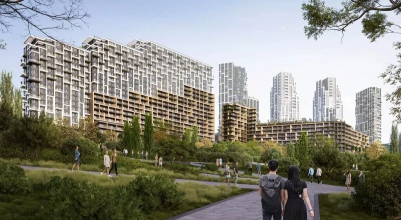 Вот такой микрорайон могут построить около Массандровского парка.