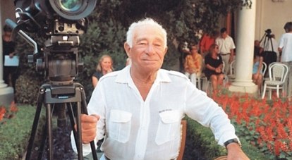 Георгий Натансон на съёмках в Ливадии.