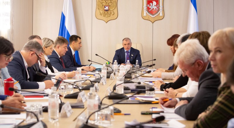 На заседании президиума Госсовета республики.