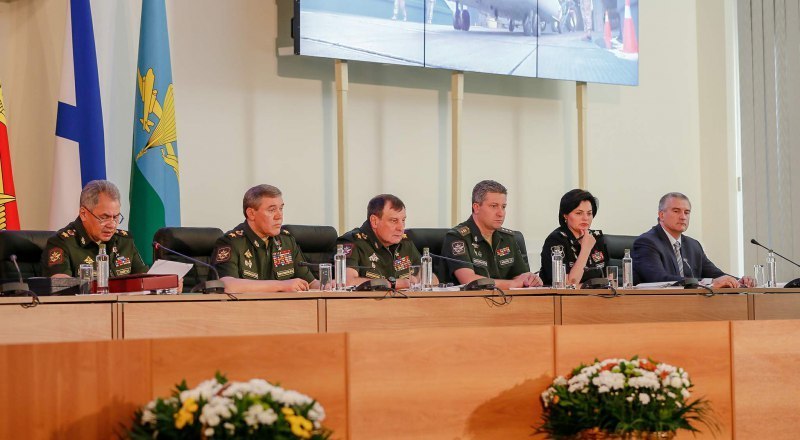 Выездное заседание коллегии Минобороны РФ в Севастополе.