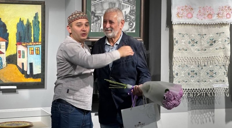 Мамут Чурлу (справа) и Эльдар Гусейнов.