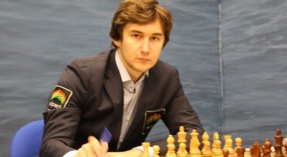 Новый чемпион мира по блицу международный гроссмейстер Сергей Карякин.