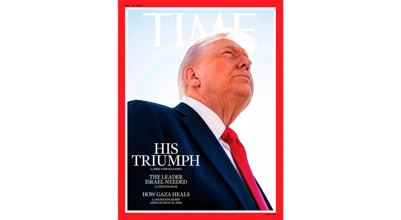 «Его триумф». Обложка журнала Time.