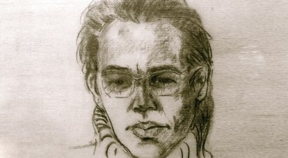 Портрет Рудольфа Подуфалого, выполненный Тамарой Андреевой.
