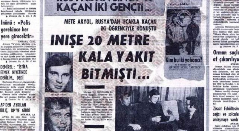 Фрагмент статьи с фото крымских угонщиков. Фото из архива/milliyet.com.tr