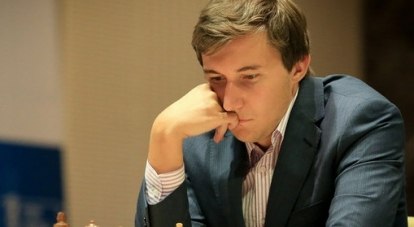 Претендент на титул чемпиона мира по классическим шахматам Сергей Карякин. 