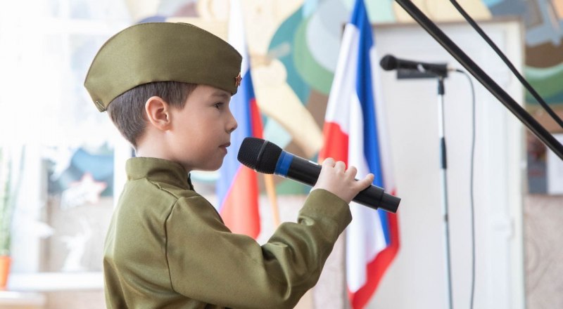 Открытый урок в честь Дня Победы в Межводненской школе имени А. Н. Гайдукова.