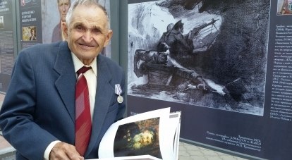 О своих работах, вошедших в альбом, рассказывает старейший крымский художник Пётр Михайлович Карнаух.