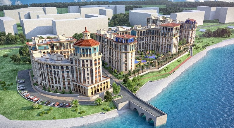 Вот такой комплекс хотят построить в Керчи у самого моря.