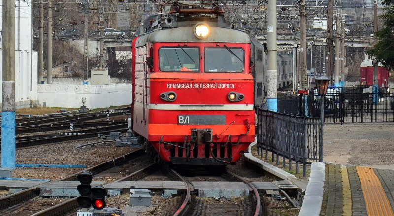 Задержки поездов периодически случаются в Крыму. 