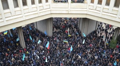 Антирусский митинг-погром, устроенный меджлисом 26 февраля, во время которого погибли два человека.
