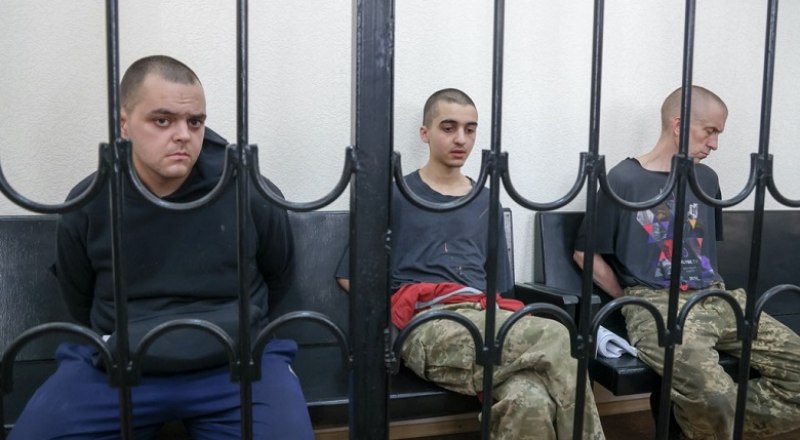 Иностранные наёмники на скамье подсудимых. Фото из открытого источника.