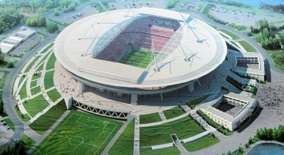 Новый стадион «Крестовский» в Санкт-Петербурге.