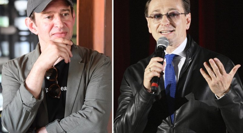 Константин Хабенский и Сергей Безруков. Фото Кирилла ЗЫКОВА/Екатерины ЧЕСНОКОВОЙ/РИА Новости.