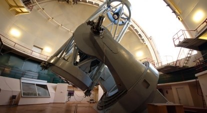Зеркальный телескоп имени академика Г. А Шайна - самый крупный в Европе.