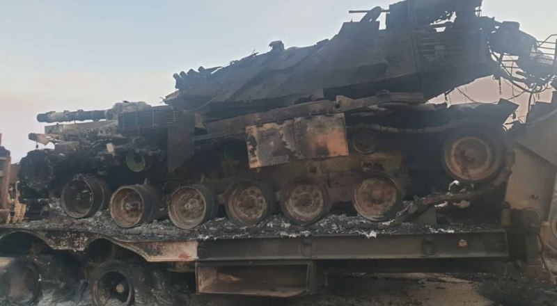 Уничтоженная сирийцами турецкая военная техника.