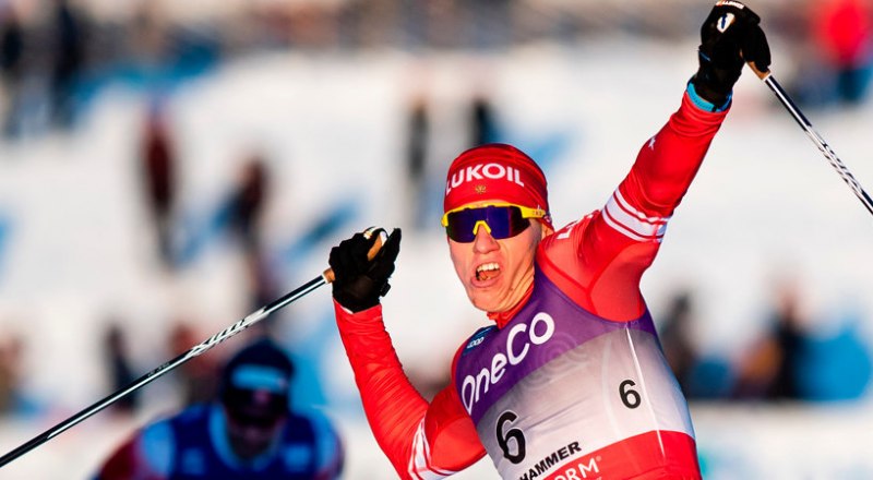 Вот такой он, неукротимый на лыжне троекратный олимпийский призёр Пхёнчхана-2018 Александр Большунов.