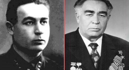 Георгий Хачирашвили в 1945 и 1975 годах.