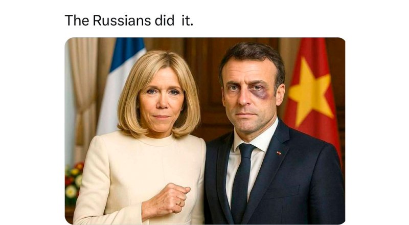 Западный мир глумится над семейной трагедией президента Франции.