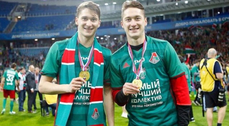 Вот они, воспитанники московского «Локомотива» братья-близнецы Алексей и Антон Миранчуки.