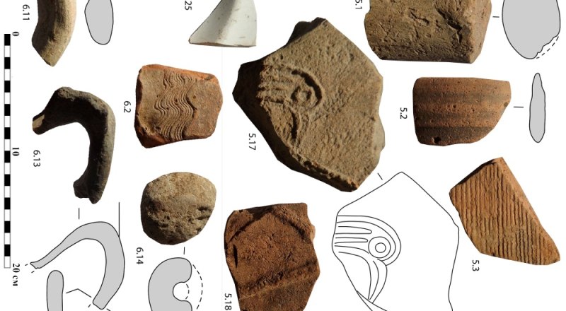 Найденные на дне артефакты. Фото vk.com / Херсонес Таврический в Севастополе.