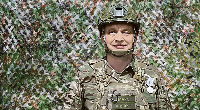 Боец-доброволец с позывным «Марс».