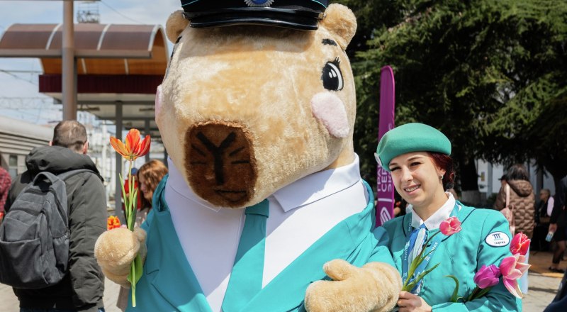 Акция «Цветочная встреча».