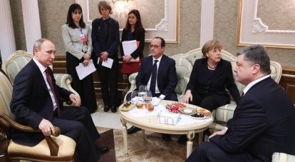 Переговоры лидеров России, Франции, Германии и Украины были долгими./Фото ТАСС