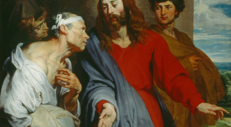 Картина Ван Дейка «Христос и страждущий».