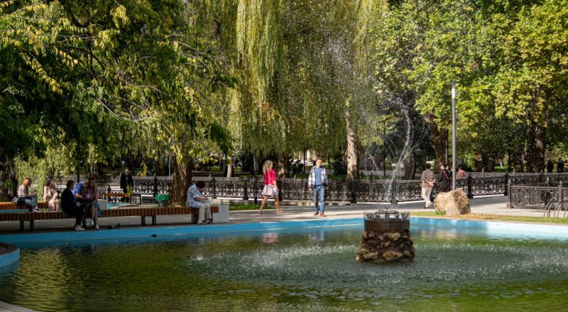 Так сейчас выглядит Екатерининский сад. Фото пресс-службы администрации Симферополя.