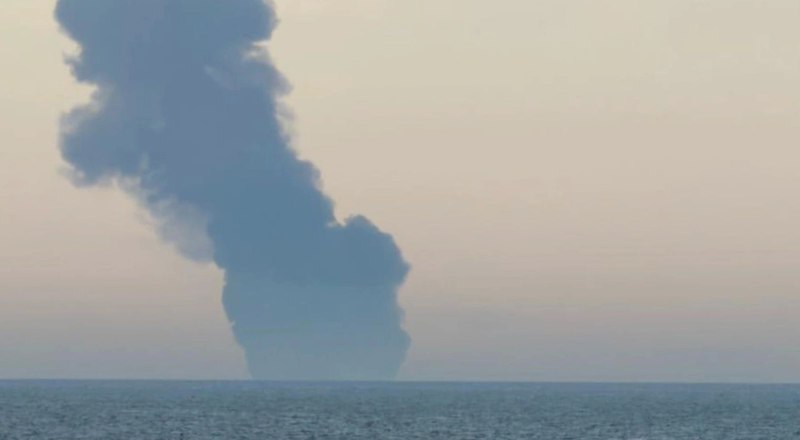 Танкер «Kairos». Фото главного управления морских дел Турции, распространённое в соцсетях.