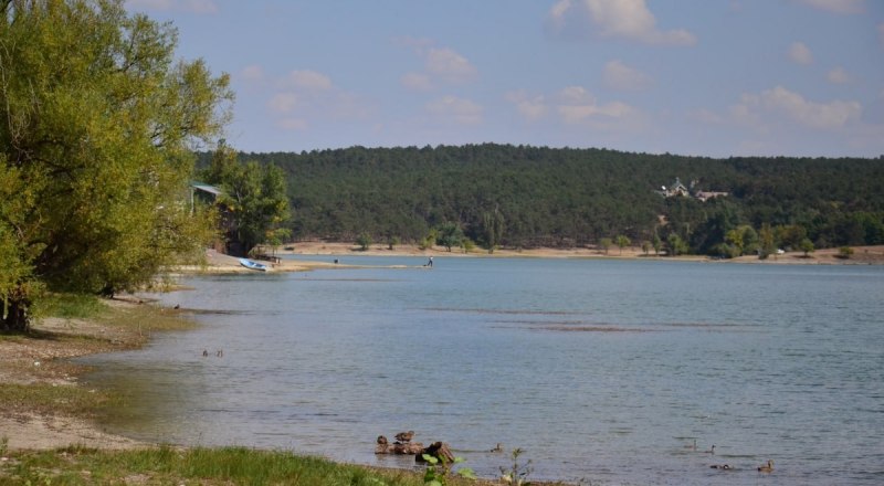 Симферопольское водохранилище.