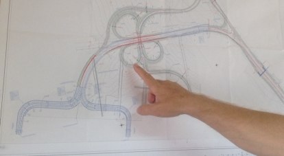 Схема будущих дорог и развязки к аэровокзальному комплексу.
