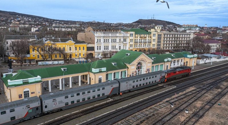 Двухэтажный поезд «Таврия». Фото «Гранд Сервис Экспресс»/Telegram.