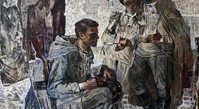 Картина Виктора Толочко «Солдаты».