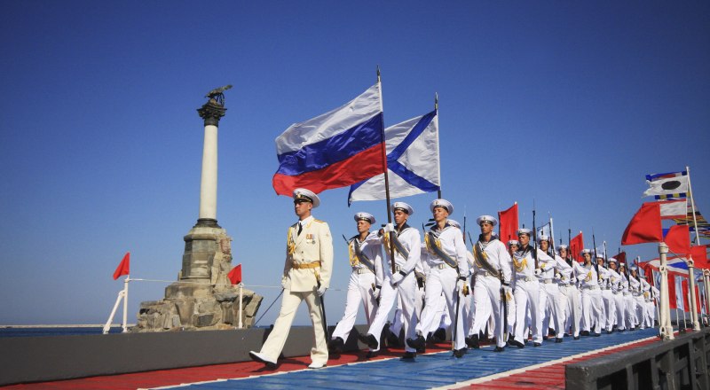 День ВМФ в Севастополе.