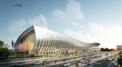 Таким будет новый терминал аэропорта «Симферополь».
