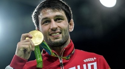 Олимпийский чемпион Рио-2016 по вольной борьбе Сослан Рамонов.
