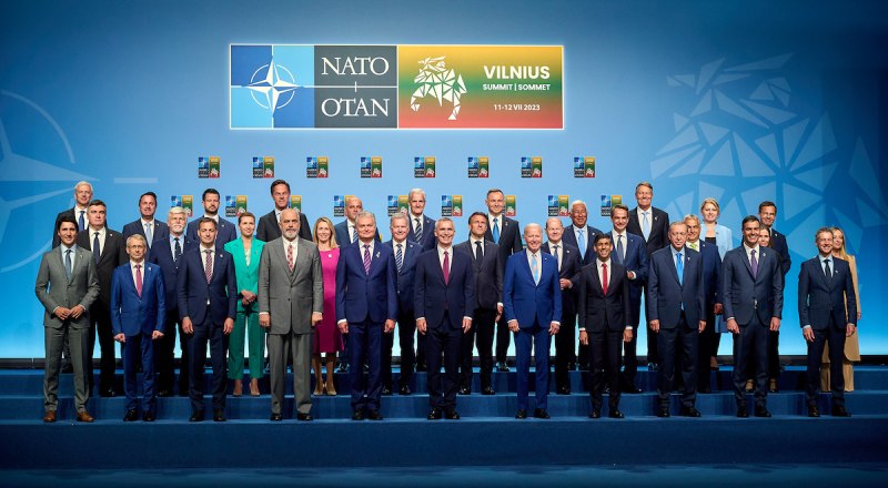 Саммит НАТО в Вильнюсе: «султан» и остальные. Фото с официального сайта НАТО.