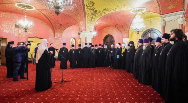 Встреча крымчан с патриархом Кириллом.